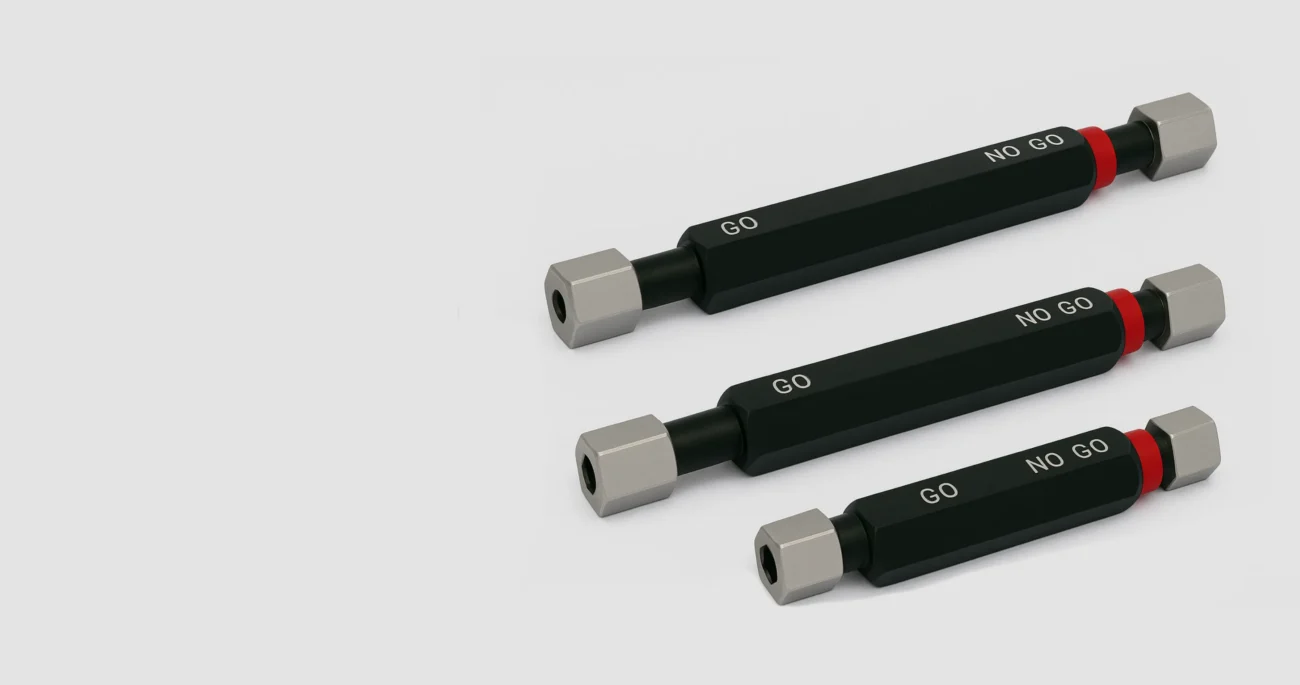 calibre tampon carré ou 6 pans calibre de contrôle