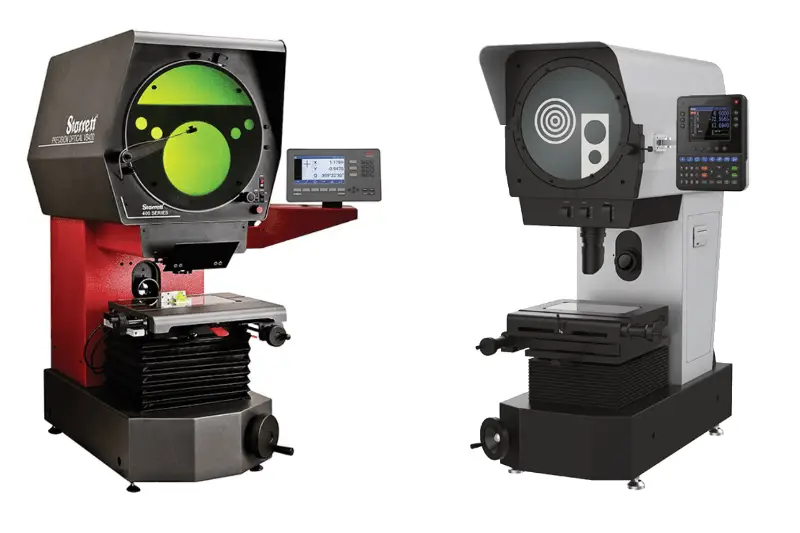 projecteur de profil vertical starrett shadowgraph