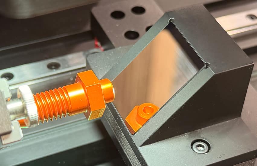 Miroir 45° pour la machines plein champ FOX TurnX200 projecteur de profil numérique